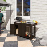 Outdoor Grill Table 16075947