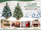 3 FT Pre-Lit Artificial Mini Christmas Tree 03351747
