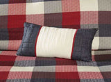 King/Cal King 6 Piece Herringbone Duvet Cover Set B035129175