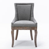 Furniture,Ultra Side Dining ChairThickened fabric chairs with neutrally toned solid wood legs 00777830