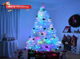 8 FT Pre-lit Artificial Christmas Tree, APP Controlled Xmas Tree Hinged Branches with 500 RGB Lights 10460984