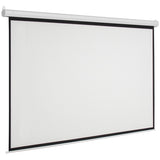 ZNTS 92" 16:9 80" x 45" Viewing Area Motorized Projector Screen with Remote Control Matte White 38942833