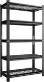 5-Layer Metal Storage Rack, Adjustable Height Storage Rack, 2000 Pound Load, Suitable For Garages, 09966431
