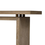 U_STYLE Uniquely Designed Ash Veneer Console Table, Modern Simple Style, Featuring Clever Tabletop N711P241324O