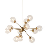 ZNTS Paige 12-Light Chandelier with Oversized Globe Bulbs B03596545