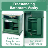 30" Bathroom Vanity with Sink, One Tip-out Drawer, Three Drawers, Door Shelf, Soft Closing Door, N759P227429G