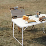 120 x 60 x 70 4Ft Portable Multipurpose Folding Table White 80927969