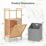 2-Tier Tilt out Laundry Hamper 18" x 13 x 38 85536027