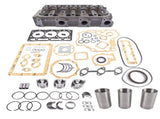 Complete Cylinder Head w/Valve Engine Rebuild Kit Replacement for Kubota D1105 RTV1140CPX 15955457