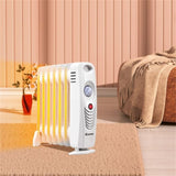 Compact Oil-Filled Heater - 700W Power, 360&deg Convection Heat, Multiple Safety Protections, 94798866