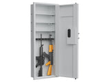 53" Fingerprint Touch Panel In-Wall Safe,Hidden Wall Gun Safe for Rifles with Adjustable 83302591