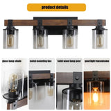 (Same as W1340119957/L1016) 4-Lights Farmhouse Vanity Lights Fixture Rustic Light Fixture W1340P206656