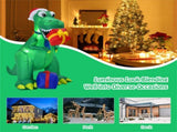 6 Feet Christmas Inflatable Dinosaur Christmas Decoration 41119757
