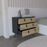 Huna Hairpin Legs Dresser with 3-Drawer Storage B200P173219