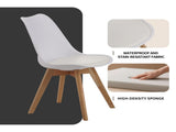 Set of four dining chairs, medieval modern style dining chairs for kitchen and dining room, with W3851P457787