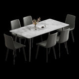 Dining Chairs 4PCS, Modern Kitchen & Dining Room Chairs, Upholstered Faux Leather Cushion Seat and W3316P294864