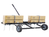 40-Inch Lawn Sweeper Tow Behind Dethatcher, Landscape Rake, Lawn Tractor Rake, Tine Tow Dethatcher W46577208