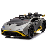 ZNTS Lamborghini Huracan Sto 24V Kids Electric Ride-On Drift Car: Speeds 1.86-5.59 MPH, Ages 3-8, Foam W1396P155005