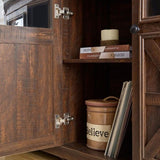 3 Doors Cabinet Farmhouse Buffet Sideboard Cabinet, Farmhouse TV Stand Barn Design Three doors W2275P149114