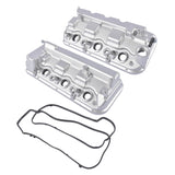 Pair Front Rear Aluminum Engine Valve Cover Replacement for Honda Accord 2008-2012, Odyssey 16444840