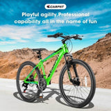 ZNTS A24299 24 inch Mountain Bike Bicycle for Adults Aluminium Frame Bike Shimano 21-Speed with Disc W1856107332