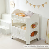 Eco-Friendly HDPE Baby Diaper Changing Table 33.86" x 24.02" x 41.34" Non-Toxic Plastic Nursery W509P300550