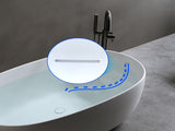 47'' Independent solid surface resin stone bathtub, a modern designed independent bathtub with 11287607