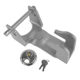 Silver Gooseneck Trailer Hitch Locks Model Coupler Trailer Lock TL50 for Heavy Trailers 55575835