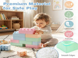 64 PCS Building Blocks Set for Toddlers 18 Months, BPA-Free PP Educational Construction Toys 78066149