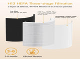 Air Purifier B-D02U Replacement Filter, VEWIOR H13 True HEPA Cleaner Filter 22137476