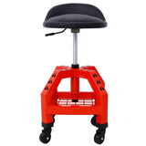 Pneumatic 360 Degree Swivel Mechanics Rolling Creeper Seat, Heavy Duty Rolling Mechanics 85069298