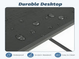 47" L-Shaped Computer Desk with Reversible Storage Shelves and PC Stand, Corner Gaming and Home 88282427