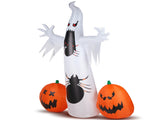 11.8 FT Halloween Inflatables Ghost Spider Pumpkin Outdoor Decorations, Scary Halloween Giant Blow 28302150