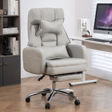 Swivel Ergonomic Office Chair, Technology Leather High Back Office Chair with Lumbar Support W2367P181248