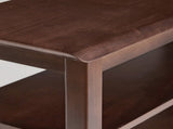 2-Tier Solid Wood Shoe Bench with Storage Shelves, Entryway Shoe Rack with Hallway Seating Bench, 35896682