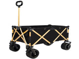aluminum alloy folding wagon, Heavy Duty Utility Beach Wagon Cart for Sand with Big Wheels, W321P190035