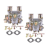 2pcs Carburetor For Weber 40DCOE 40 DCOE Twin Choke 19550.174 4 Cyl 6 Cyl VW V8 19550174 28059452