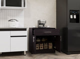 Mayorca Multistorage Pantry Cabinet, One Drawer, Two Interior Shelves, Black B070P337158