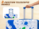28 Inch PC Spinner Wheel Luggage, Carry on Suitcase, With Printed pattern and Combination Lock W2787P487192