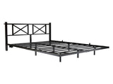 Full Size Floating Bed Frame with Headboard and Storage, Full Size Platform Bed Frame with USB W840P383353