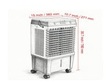 Evaporative Coolerwith 3 Speeds Adjustable Control, Indoor Outdoor Use 85698187
