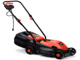 13-Inch Electric Lawn Mower with 8 Gal Grass Collection Box, 3 Adjustable Cutting Heights, 99924079