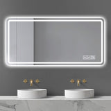 28*60inch LED Bathroom Vanity Mirror ,wall mirror,Anti-Fog, Dimmable,Shatter-Proof Tempered Glass, W2709P242514