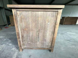 Rustic Natural Aged Brown Solid Wood Transitional Storage Cabinet 31.89" Wide Vintage-Style W808P245584