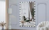 Hollywood LED Full Body Mirror with Lights Extra Large Full Length Vanity Mirror with 3 Color Mode W708131918