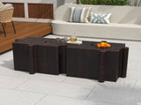 Puzzle Art Side Table, Modular Concave Edge MGO Table - Buy Singles or Combine for Custom Layouts, N770P347932A