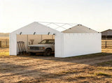 10 x 20 ft Carport Replacement Side Wall, Heavy-Duty Waterproof & UV-Protected Garage Tent Tarp with 83924701