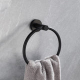 5 Piece Bathroom Towel Rack Set Wall Mount W2287P174693