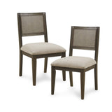 Armless Dining Chair Set of 2 B035118586