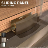 Frameless Sliding Shower Door 58-60 in. W x 76 in. H, Bathroom Sliding Door with 5/16" Clear W2619P202930